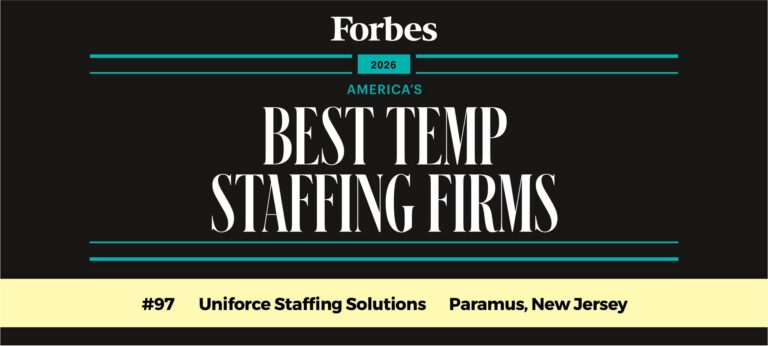 UNIFORCE Staffing Solutions ranked again on the Forbes 2026 List of America’s Best Temp Staffing Firms